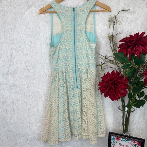 AMERICAN RAG Sleeveless Lace Dress size L - Picture 6 of 7